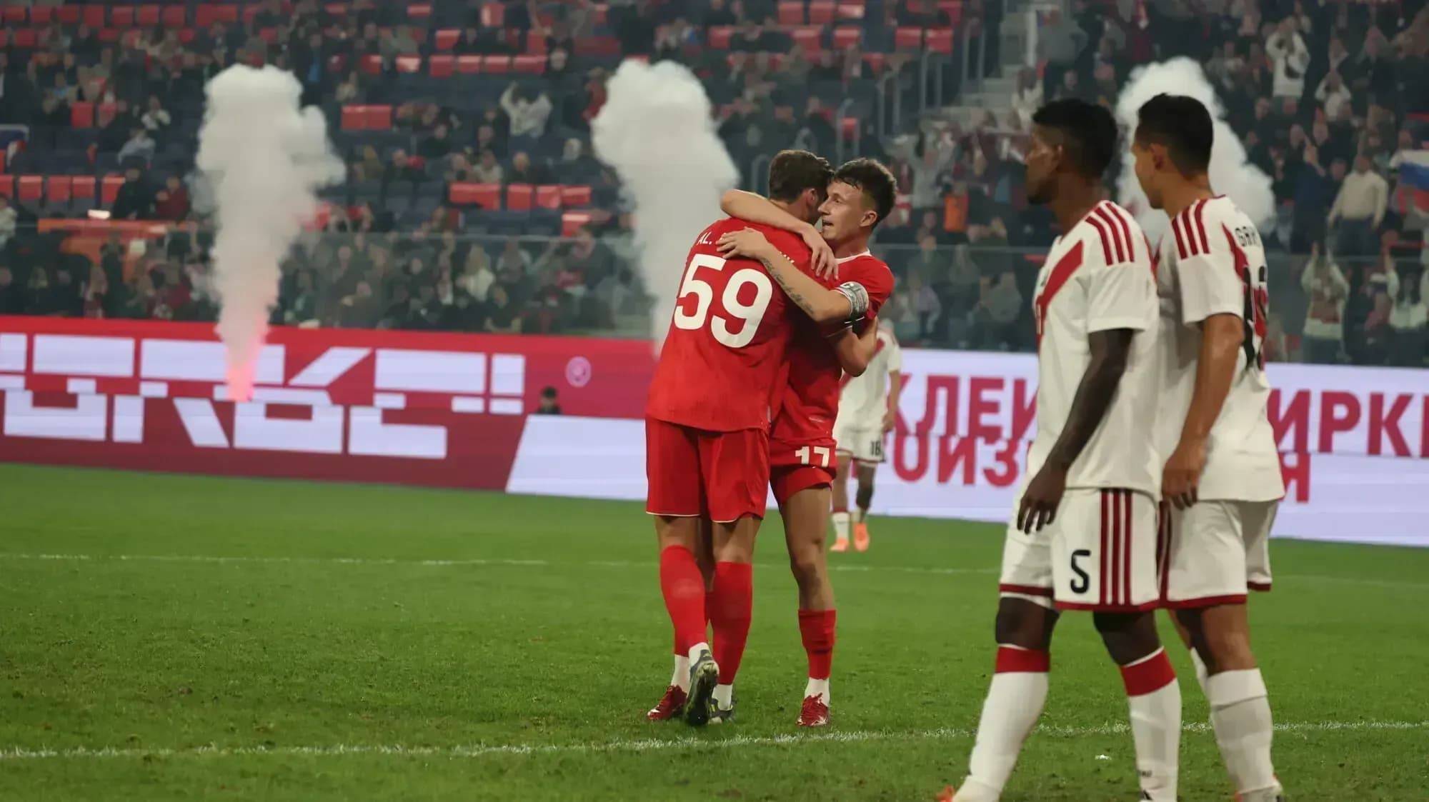 Сборная России упустила победу над Перу Сборная России упустила победу над Перу