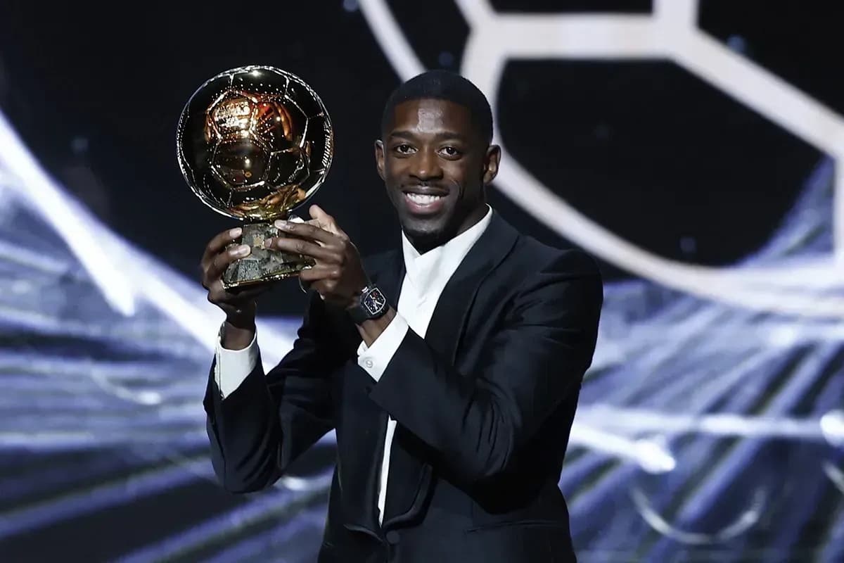 Дембеле признали лучшим спортсменом 2025 года во Франции