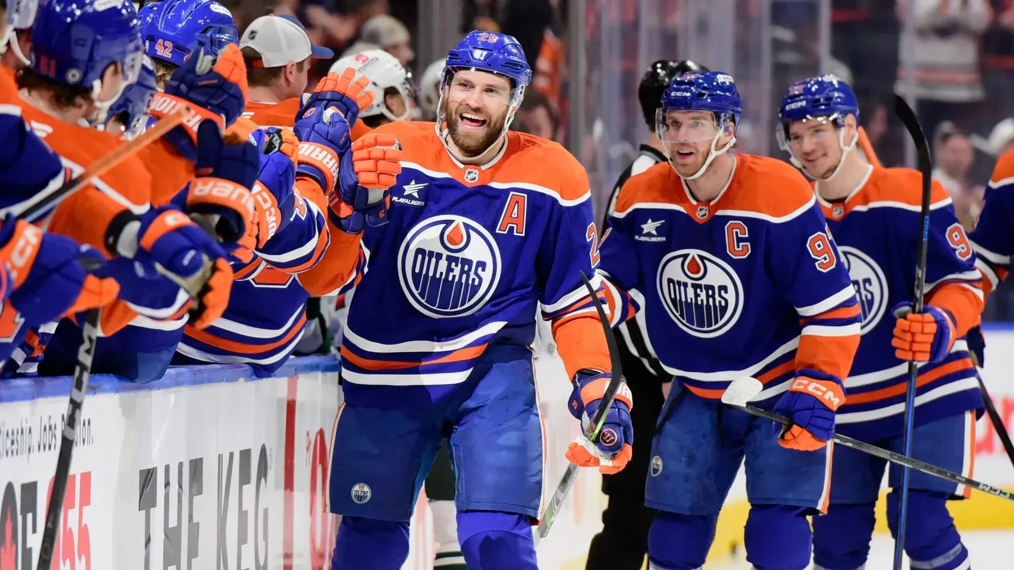 Четыре очка Подколзина и Драйзайтля помогли «Эдмонтону» обыграть «Анахайм» Четыре очка Подколзина и Драйзайтля помогли «Эдмонтону» обыграть «Анахайм»