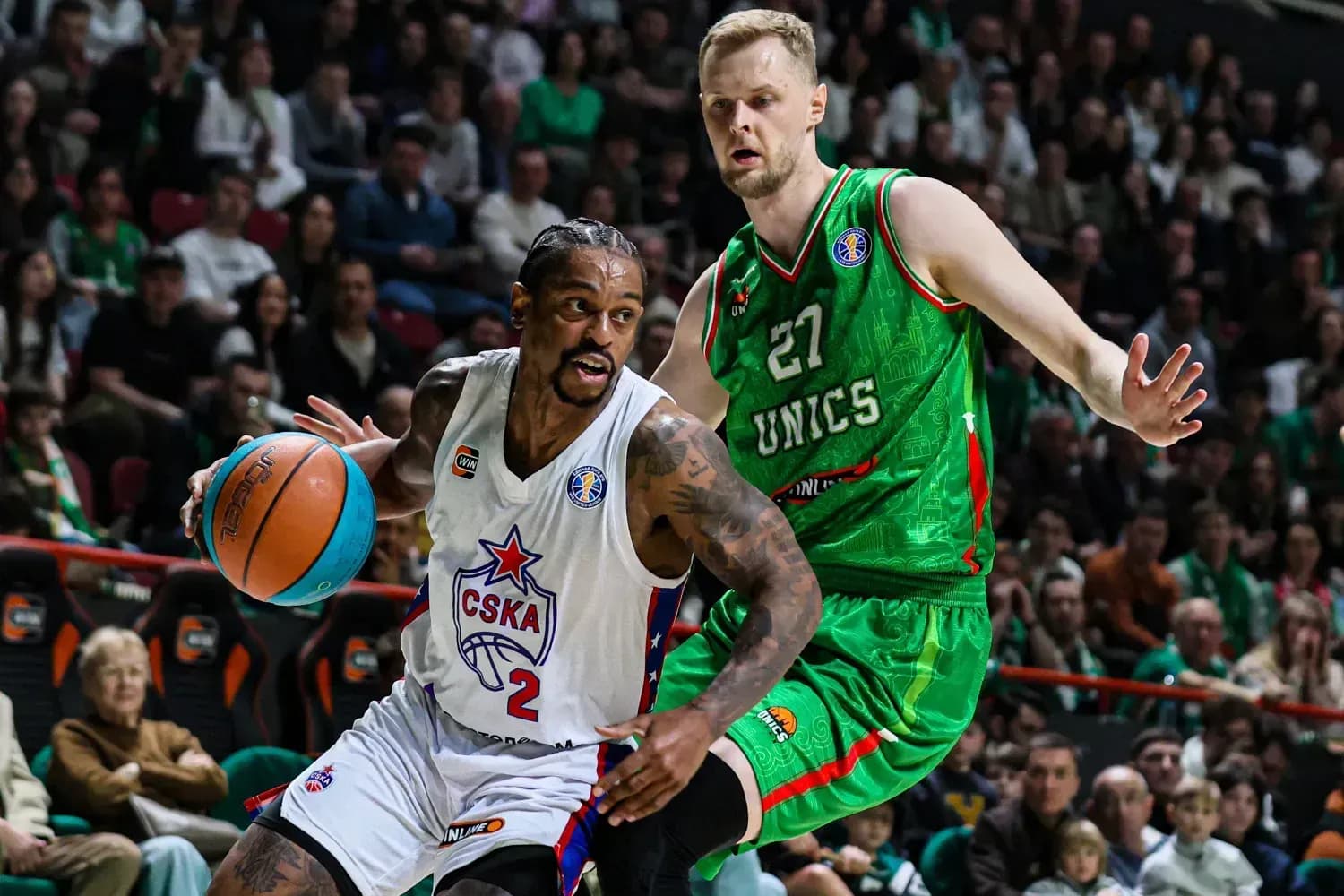 УНИКС с разницей в шесть очков обыграл ЦСКА УНИКС с разницей в шесть очков обыграл ЦСКА