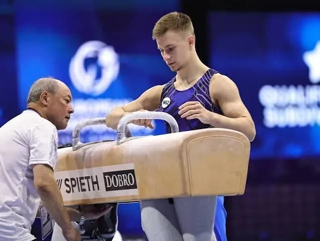 Гимнасты Духно и Маринов выиграли медали Евро-2026 Гимнасты Духно и Маринов выиграли медали Евро-2026