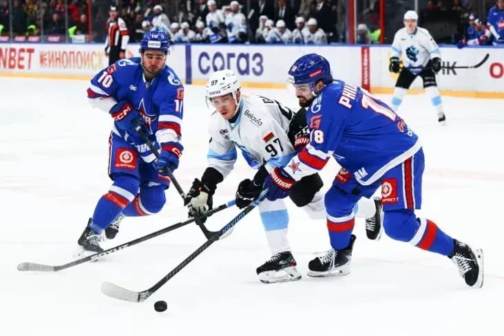 Дубль Плотникова помог СКА обыграть минское «Динамо» в матче КХЛ Дубль Плотникова помог СКА обыграть минское «Динамо» в матче КХЛ