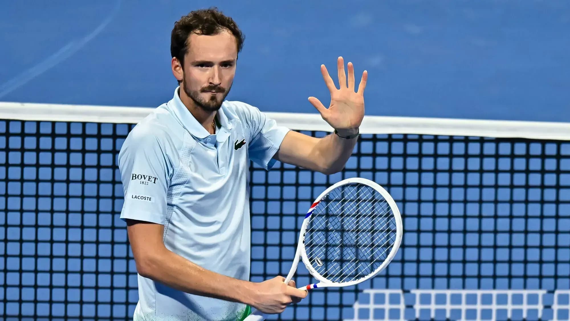 Медведев выбил Давидовича-Фокину с турнира «Мастерс» в Шанхае Медведев выбил Давидовича-Фокину с турнира «Мастерс» в Шанхае