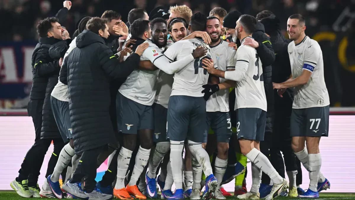 «Лацио» по пенальти прошёл «Болонью» и сыграет в полуфинале Кубка Италии «Лацио» по пенальти прошёл «Болонью» и сыграет в полуфинале Кубка Италии