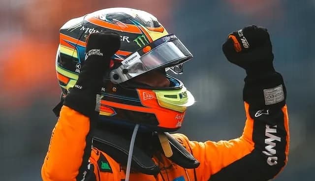 Оскар Пиастри стал первым на гран-при «Формулы-1» в Нидерландах Оскар Пиастри стал первым на гран-при «Формулы-1» в Нидерландах