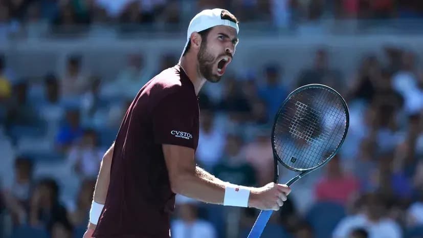 Хачанов в пяти сетах одолел Михельсена на Australian Open Хачанов в пяти сетах одолел Михельсена на Australian Open