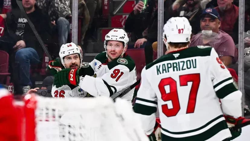 «Миннесота» в овертайме проиграла «Флориде» «Миннесота» в овертайме проиграла «Флориде»