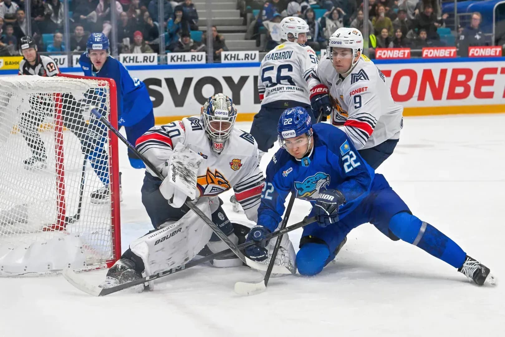 «Металлург» завершил выездную серию убедительной победой над «Барысом» «Металлург» завершил выездную серию убедительной победой над «Барысом»