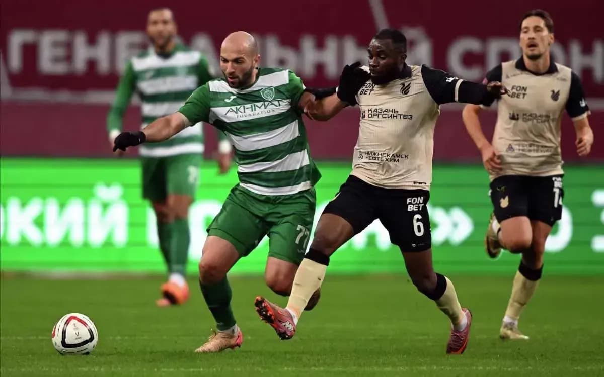 «Рубин» победил «Ахмат» по пенальти, проигрывая 0:2 по ходу матча «Рубин» победил «Ахмат» по пенальти, проигрывая 0:2 по ходу матча