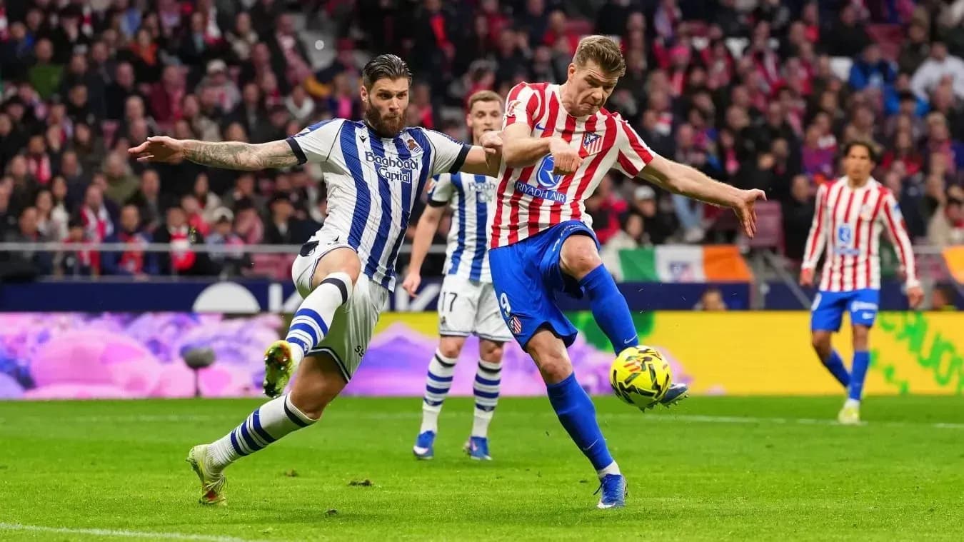 «Атлетико» переиграл «Реал Сосьедад» благодаря голу в концовке «Атлетико» переиграл «Реал Сосьедад» благодаря голу в концовке