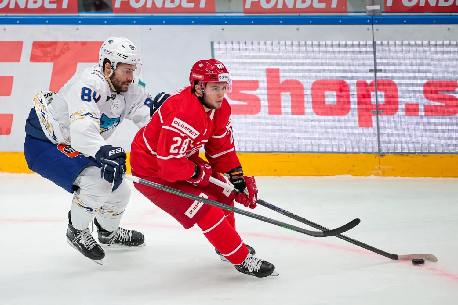 Дубль Мансурова помог «Спартаку» обыграть «Барыс» Дубль Мансурова помог «Спартаку» обыграть «Барыс»