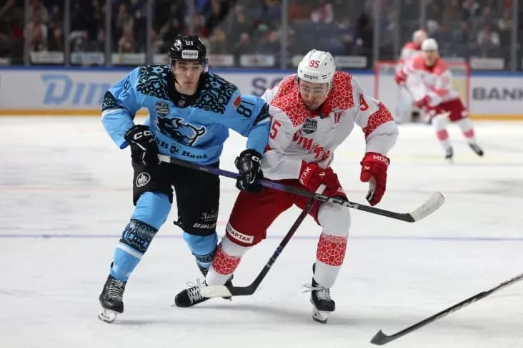 Минское «Динамо» забросило «Спартаку» шесть шайб Минское «Динамо» забросило «Спартаку» шесть шайб