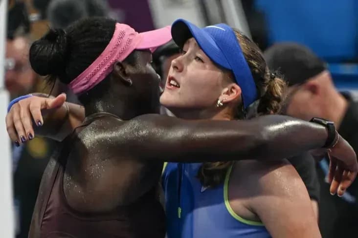 Андреева и Мбоко стартовали с победы на турнире в Индиан-Уэллсе Андреева и Мбоко стартовали с победы на турнире в Индиан-Уэллсе